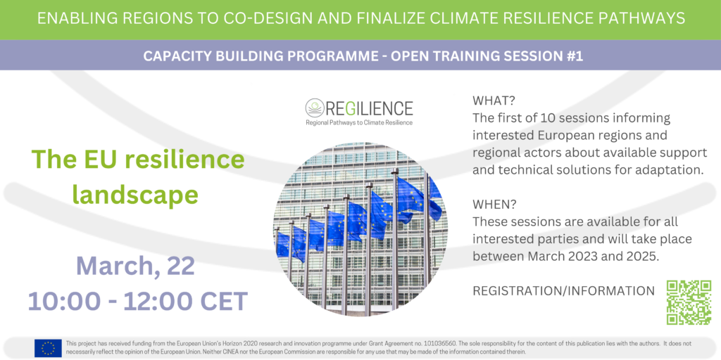 OTS1: The EU Landscape on resilience | March 22nd 2023, 10h-12hCET