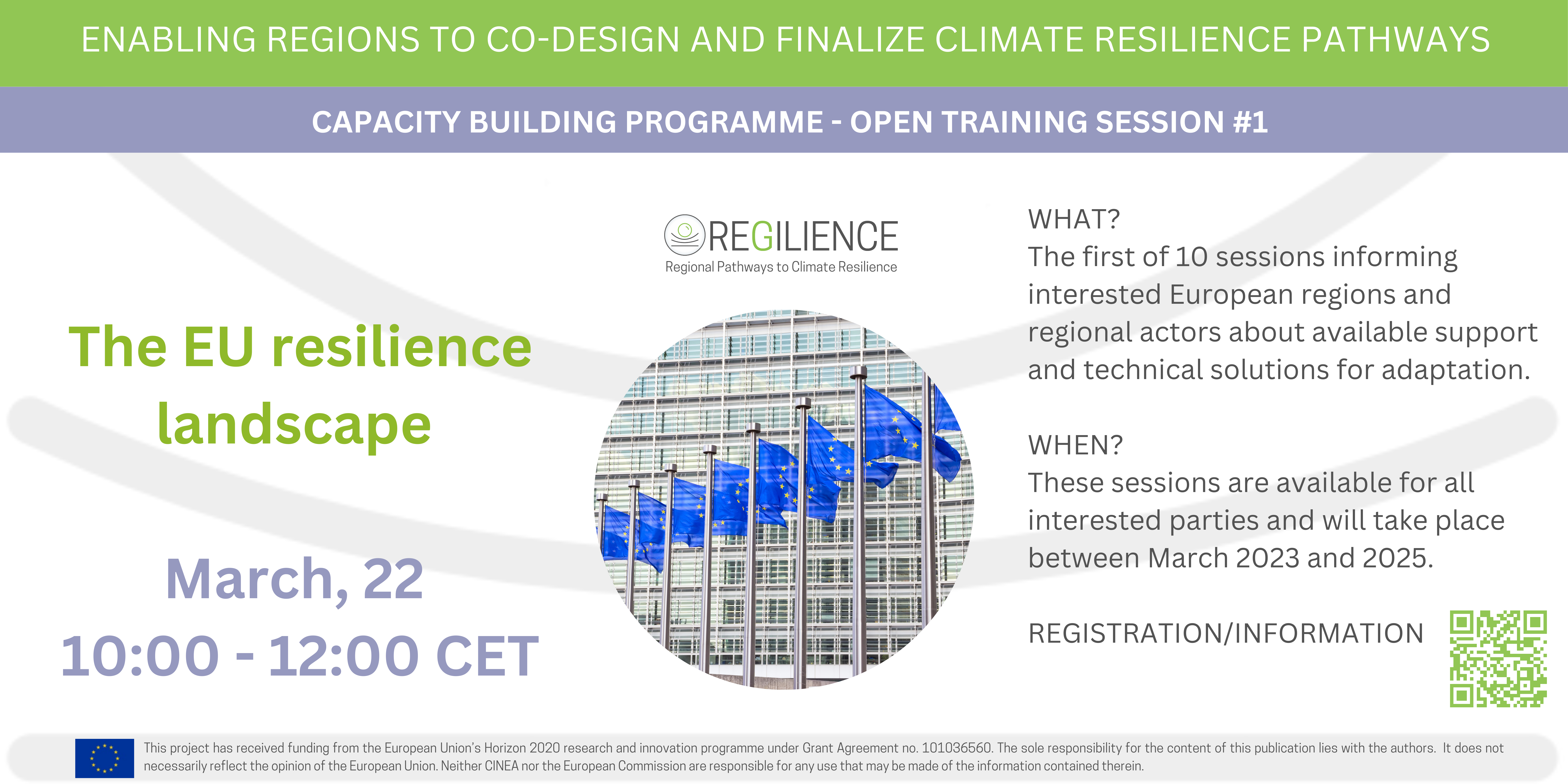 REGILIENCE banner session 1