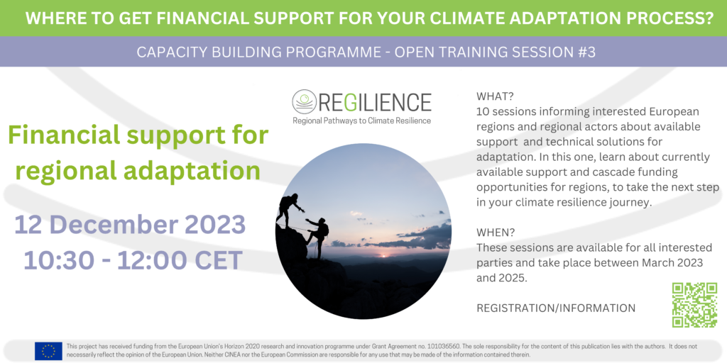 OTS3: Financial Support for Regional Adaptation | December 12th 2023, 10:30-12:00 CET