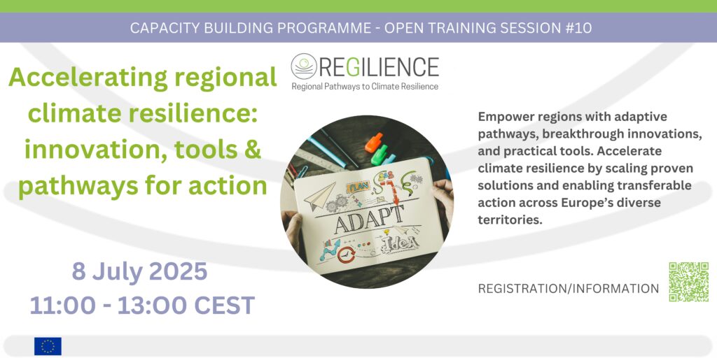 OTS 10 - Accelerating regional climate resilience: innovation, tools & pathways for action I July 8th, 11:00-1PM CEST