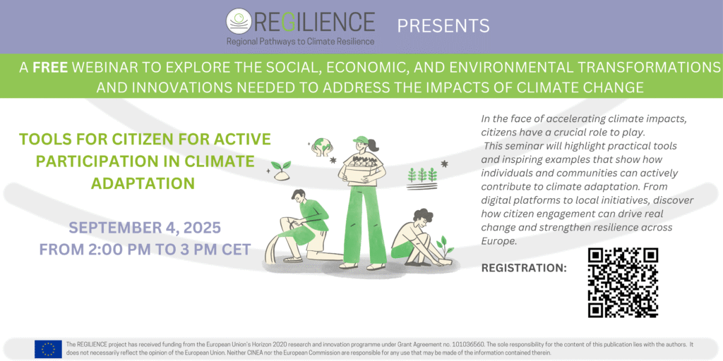 Open Seminar 4: Tools for citizen for active participation in climate adaptation